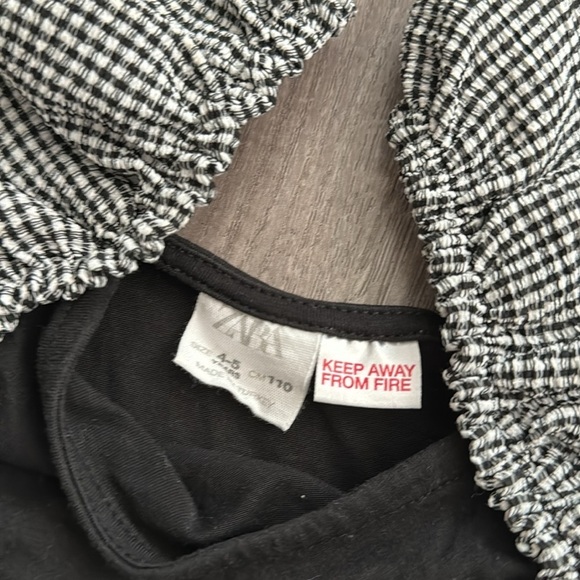 Zara gingham black tank 4/5 - Picture 3 of 3